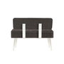 Hanah Home Banco 1053 - 1 Blanco, Ancho 110 cm, Altura 82.5 cm, Profundidad 40 cm